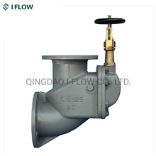 Angle Type DIN Flanged Cast Iron Storm Valve